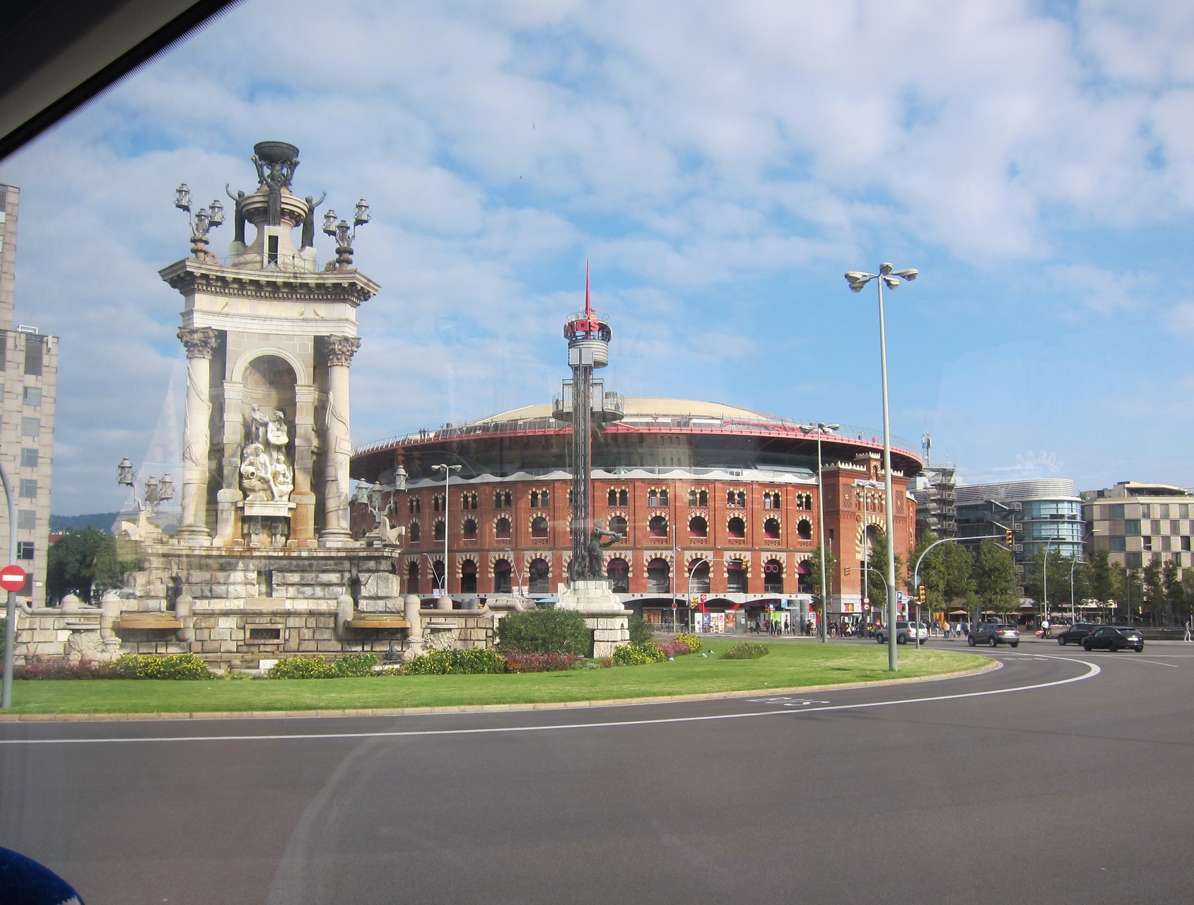 2015 - Barcelone - Entrée dans la ville en bus