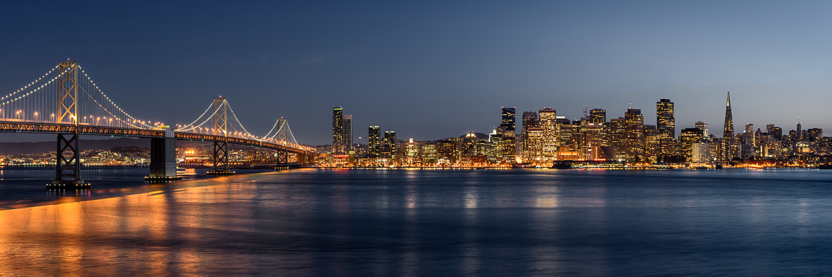 Bay-Bridge-Panorama in San Francisco 3 | 3:1