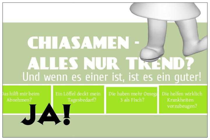 Rezept zum Abnehmen mit Chia