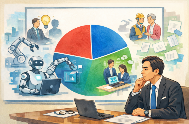 AI時代の仕事は「2：6：2」で考える