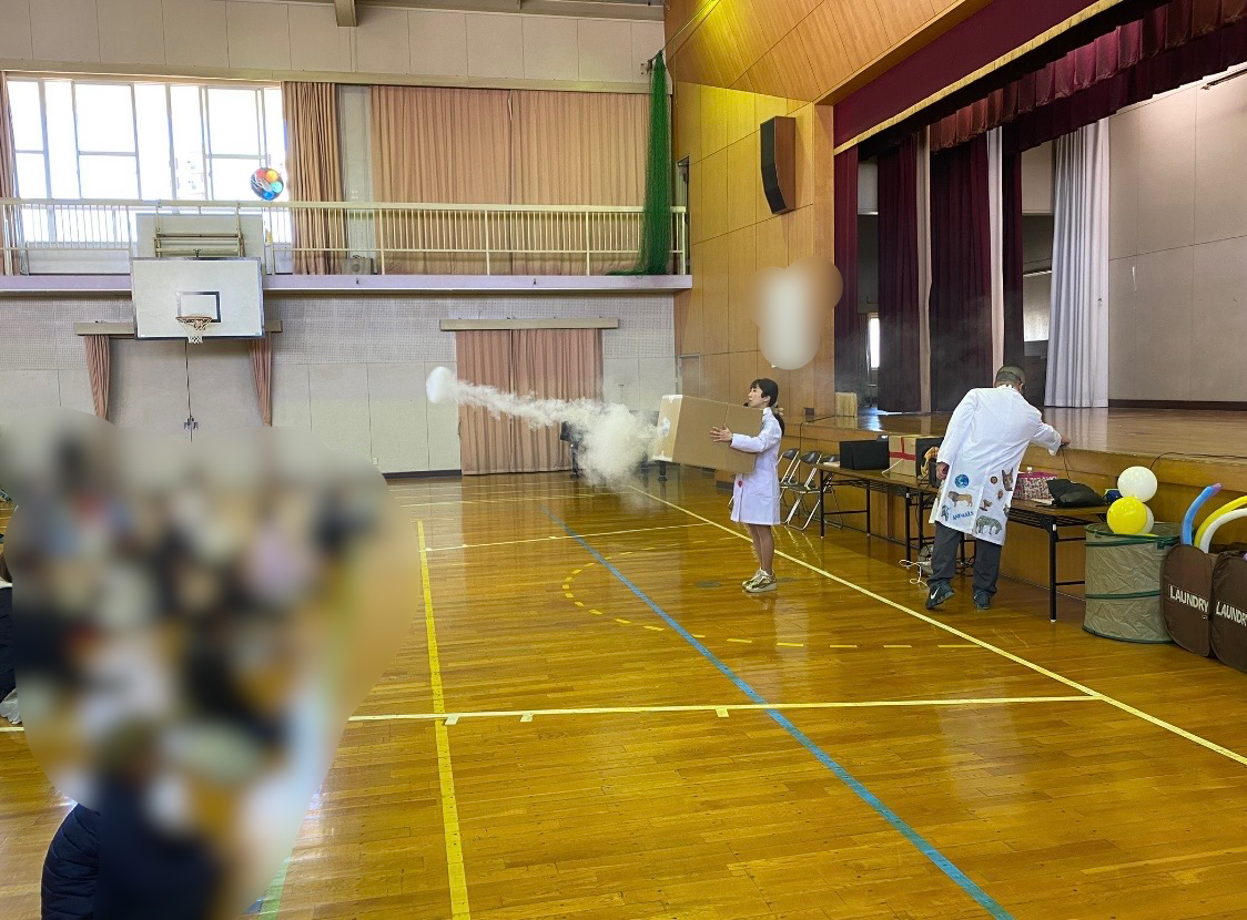 愛知県名古屋市小学校PTAイベント サイエンスショー開催