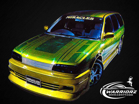日産アベニール,カスタムカー,ローライダー,フレーク塗装,キャンディー 塗装,パール塗装,エアーブラシペイント,ミューラル,ソウルペイント ,カスタムペイント ,ウォーリアーズ