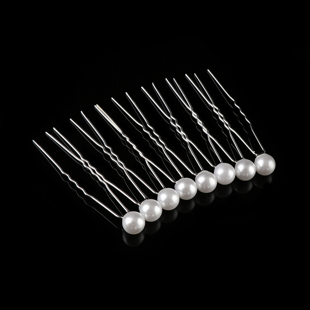 Haarnadeln Perlen Strass Haarschmuck Braut Haarschmuck24