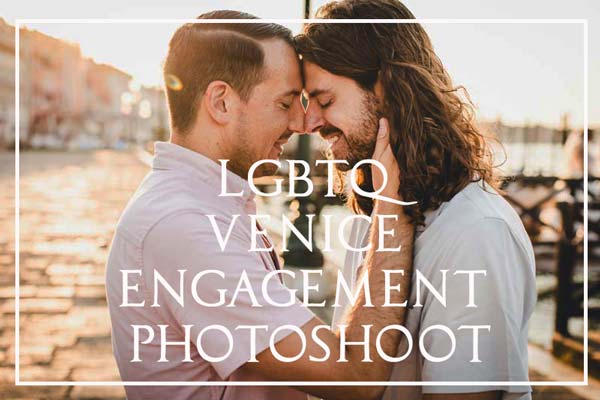 LGBTQ+ Engagement Photoshoot in Venice