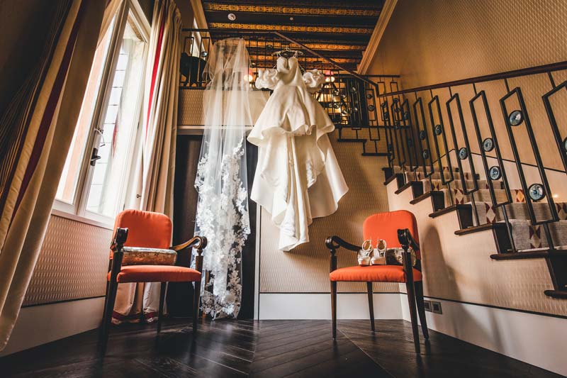 Elopement ceremony on the Grand Canal terrace at the Gritti Palace Venice