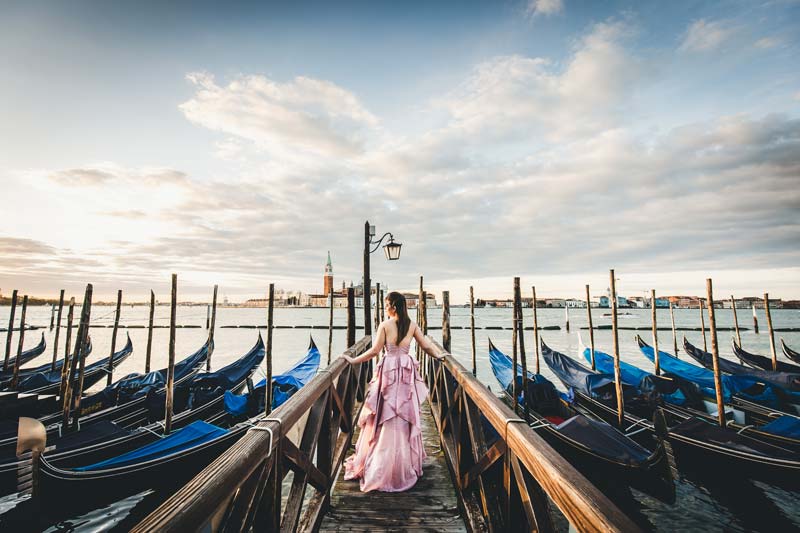 girl celebrating her Quinceañera in venice