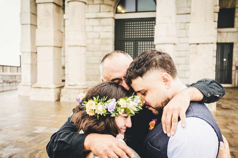 Spring elopement beside the Grand Canal in Venice