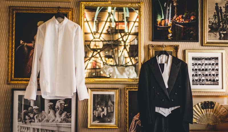 Intimate elopement vows overlooking the Grand Canal at Gritti Palace