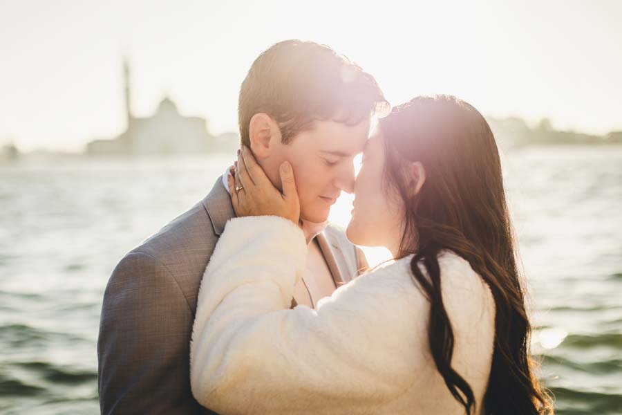 Venice engagement photographer capturing natural couple interaction