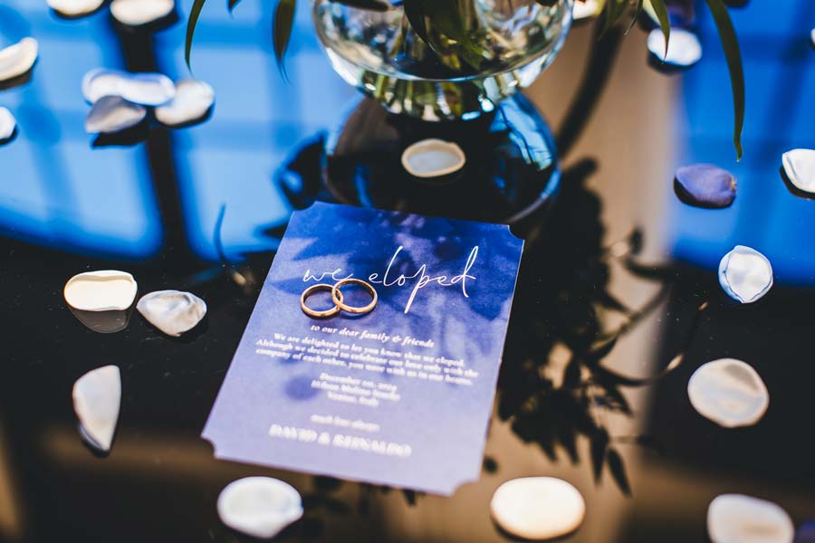 Professional wedding photographer capturing an intimate gay elopement in Venice.
