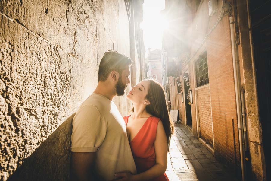 Stylish travel photography in Venice created by an experienced vacation photographer
