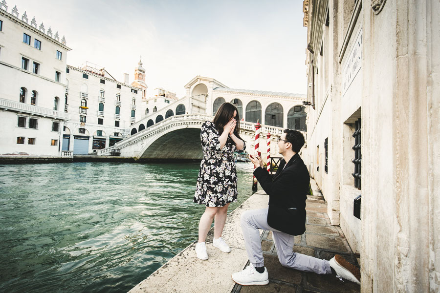 Rialto Bridge Surprise Proposal