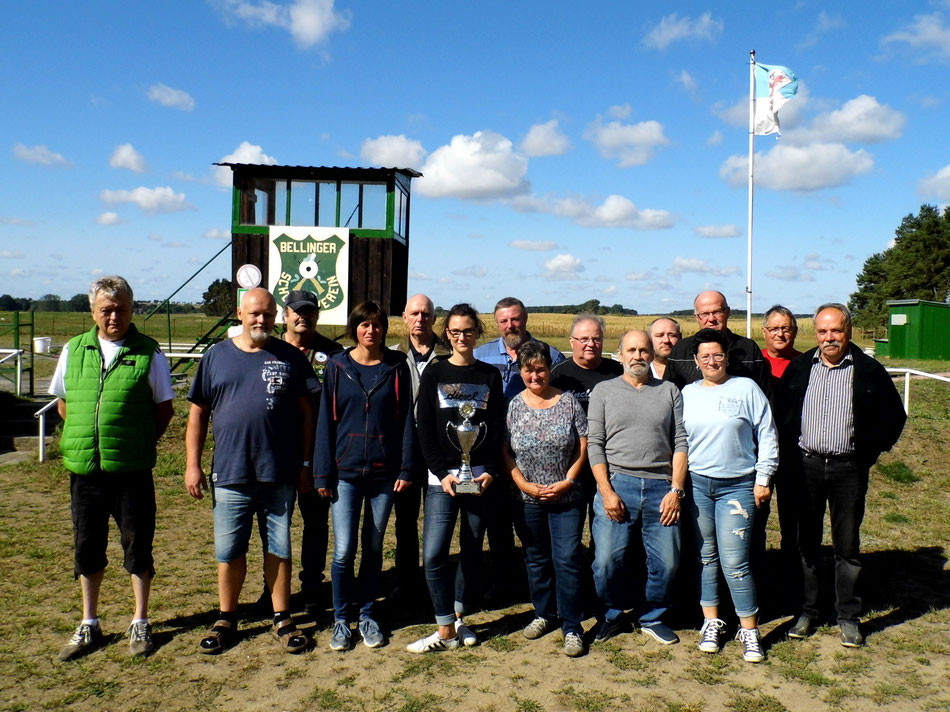 Teilnehmer des 8. Pokalschießen Luftgewehr am 26.08.2018