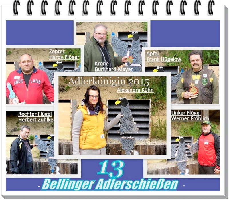 Gewinner des 13. Bellinger Adlerschießen 2015