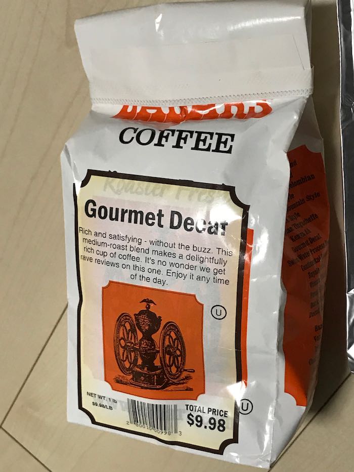 Decaf Coffee Beans at Zabar's