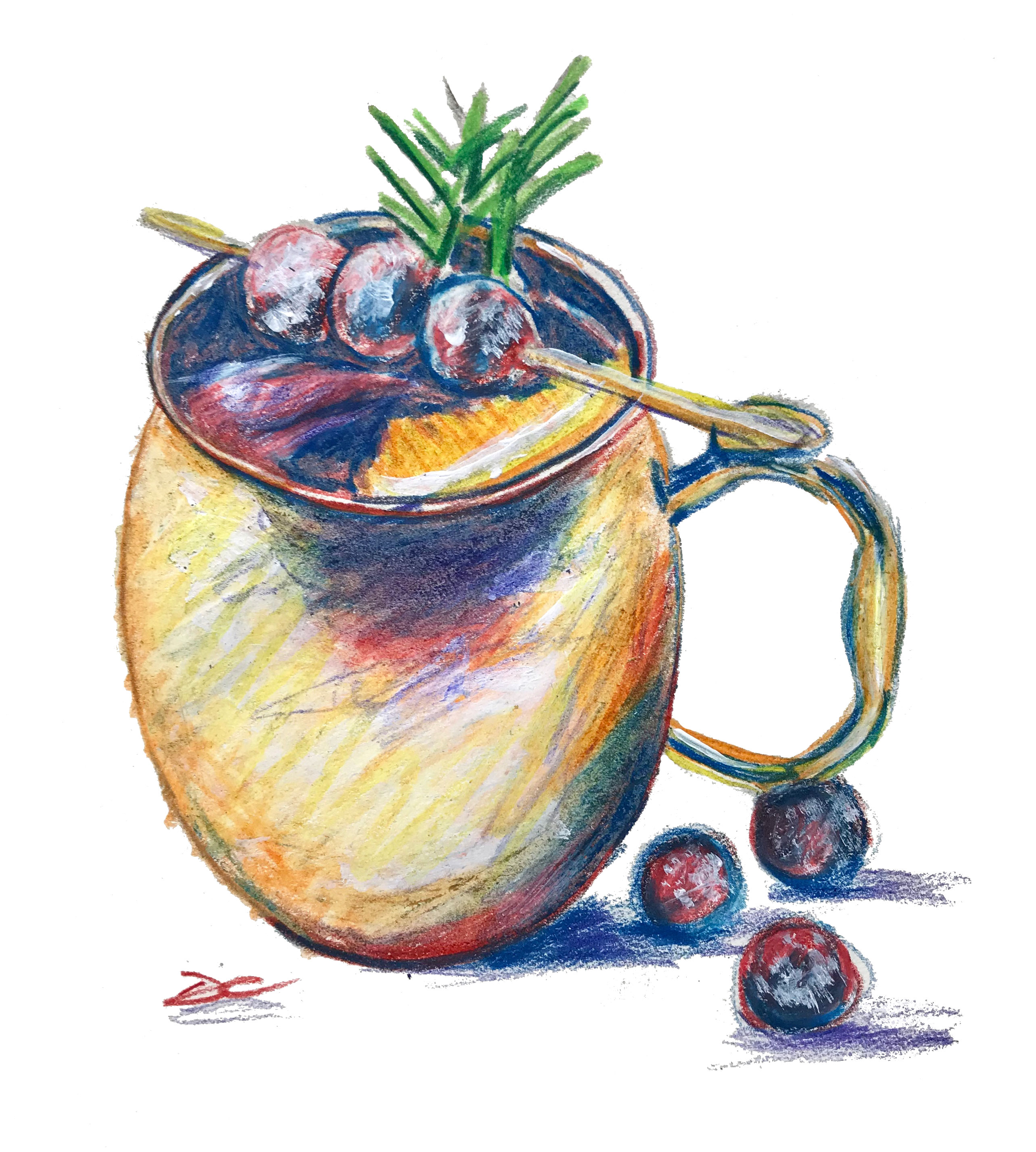 Diplôme Holiday Mule Cocktail with Diplôme Dry Gin