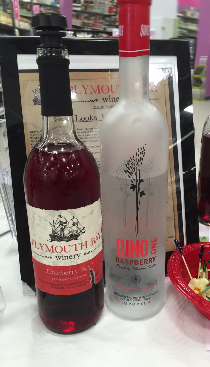 New Cape Codder cocktail recipe with Qino One Raspberry Vodka and Plymouth Bay Winery's Cranberry Bay red wine