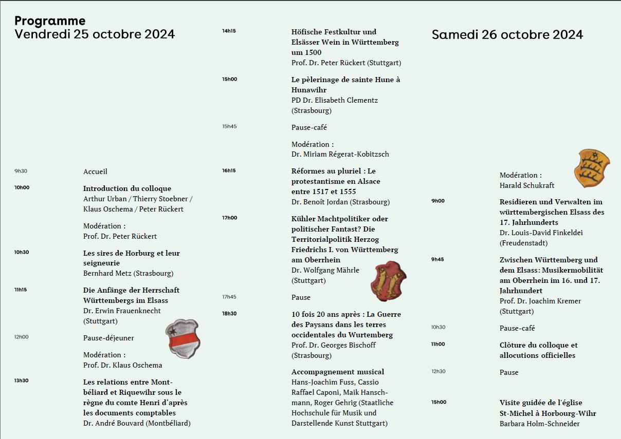 Der Flyer der Tagung (2/2). (C) Hauptstaatsarchiv Stuttgart.