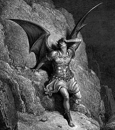 Gustave Dore art for Paradise Lost
