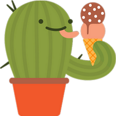 cactus - nature - environnement - smiley émoticône émoji cartoon clipart illustration - artémotic