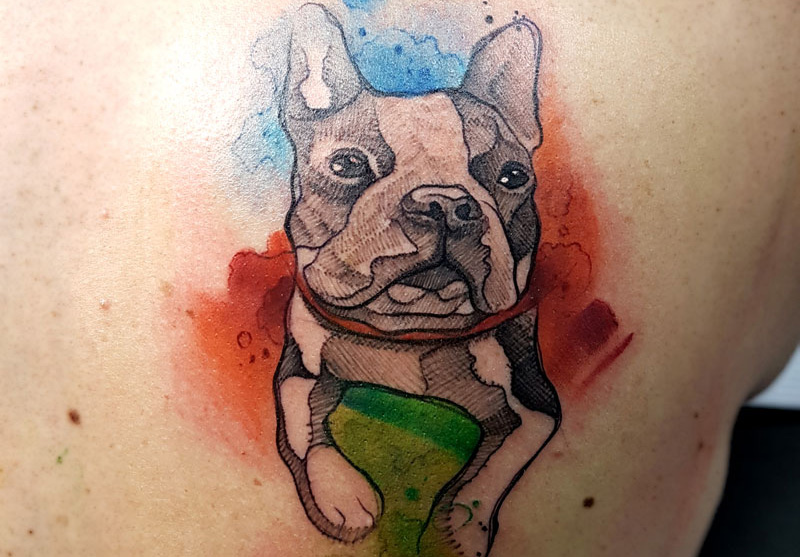 El estilo watercolor está de moda y Yeray está especializado en él.
