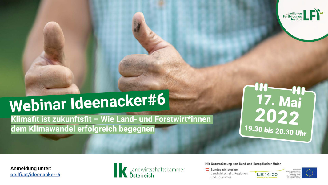 Ideenacker #6 - Webinar mit Franz Winkelhofer