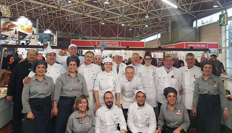 iMeat Spagna 2018: foto di gruppo insieme ai colleghi spagnoli