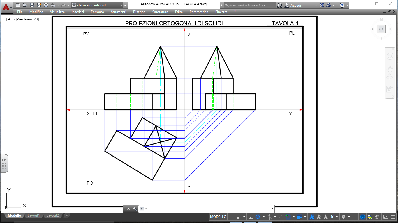 Tavola 22 Proiezioni Ortogonali Di Solidi Benvenuti Su Ttrg1at