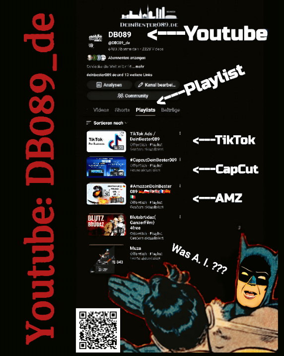 YOUTUBE Playlisten/ DB089_de
