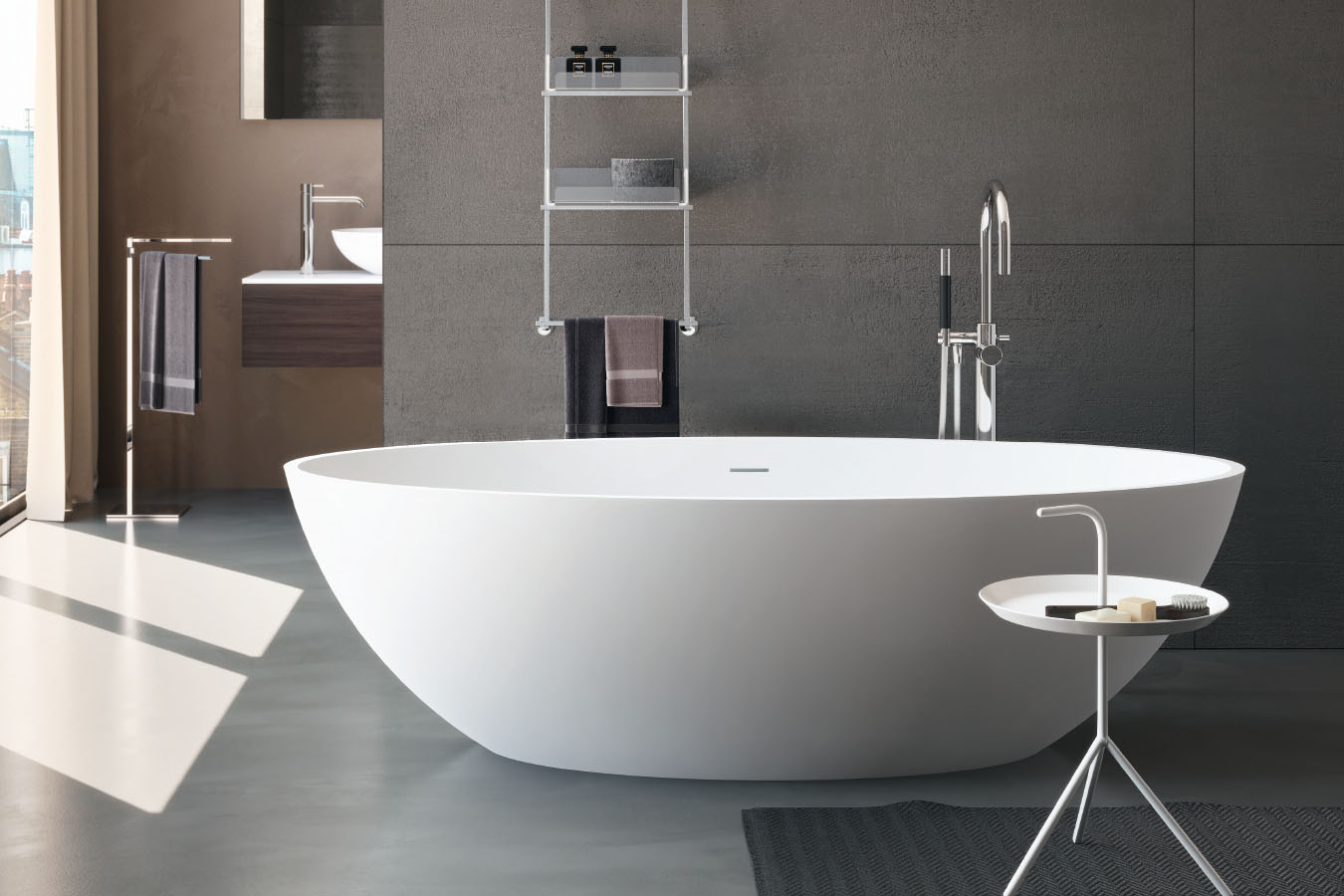TREESSE Vasca solid surface TOMASI BAGNODESIGN E SHOP