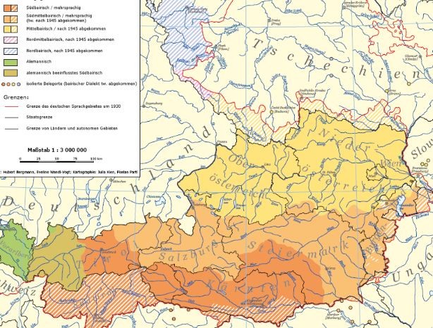 Österreichische Dialektgebiete