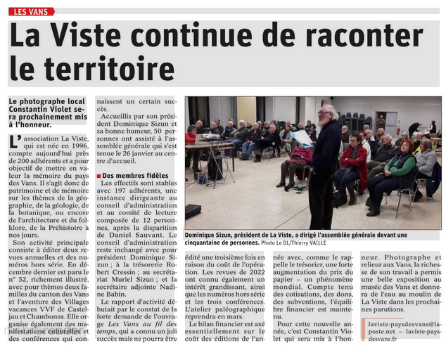 Assembl e g n rale 2023 Site de laviste paysdesvans