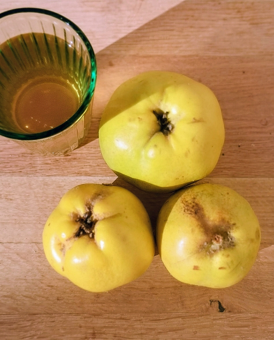 Apfelquitten und Quittensaft