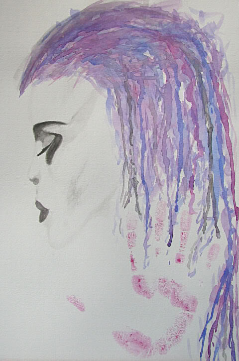 Keep your thoughts aquarel Art