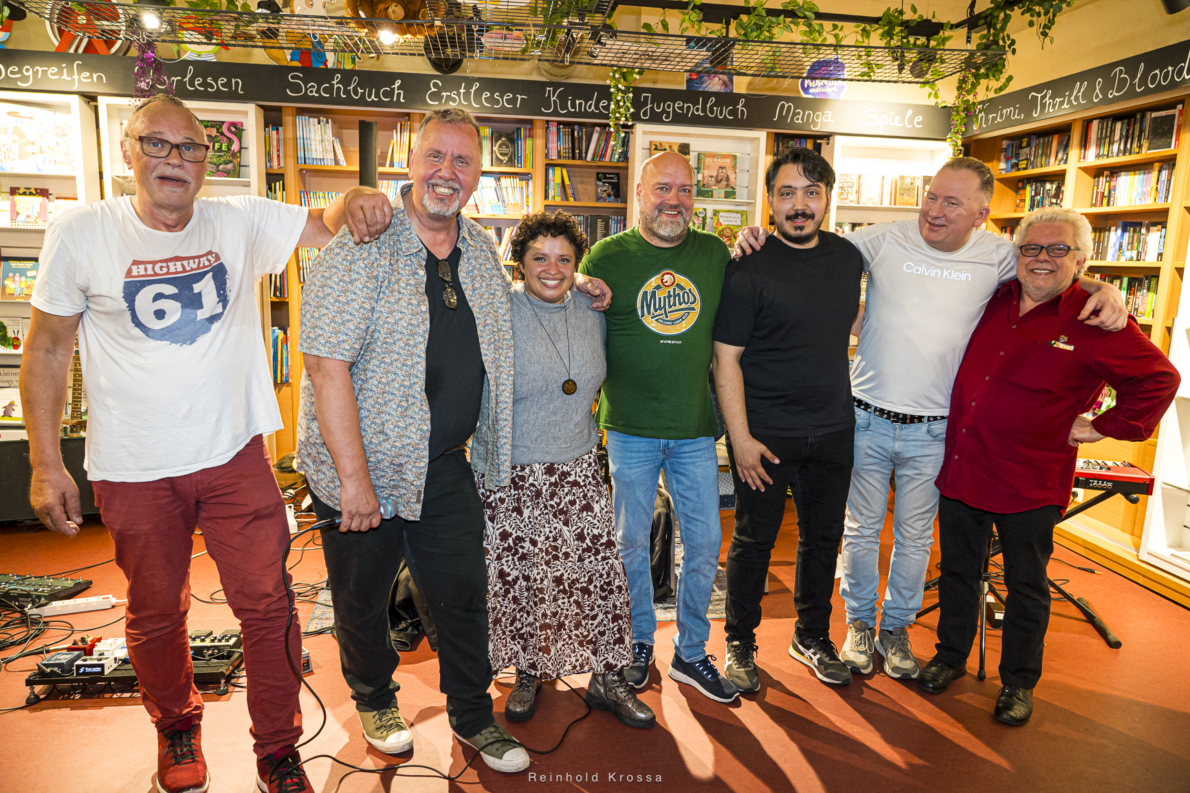 The Blues Brawler zu Gast in der Buchhandlung Kottmann in Gelsenkirchen