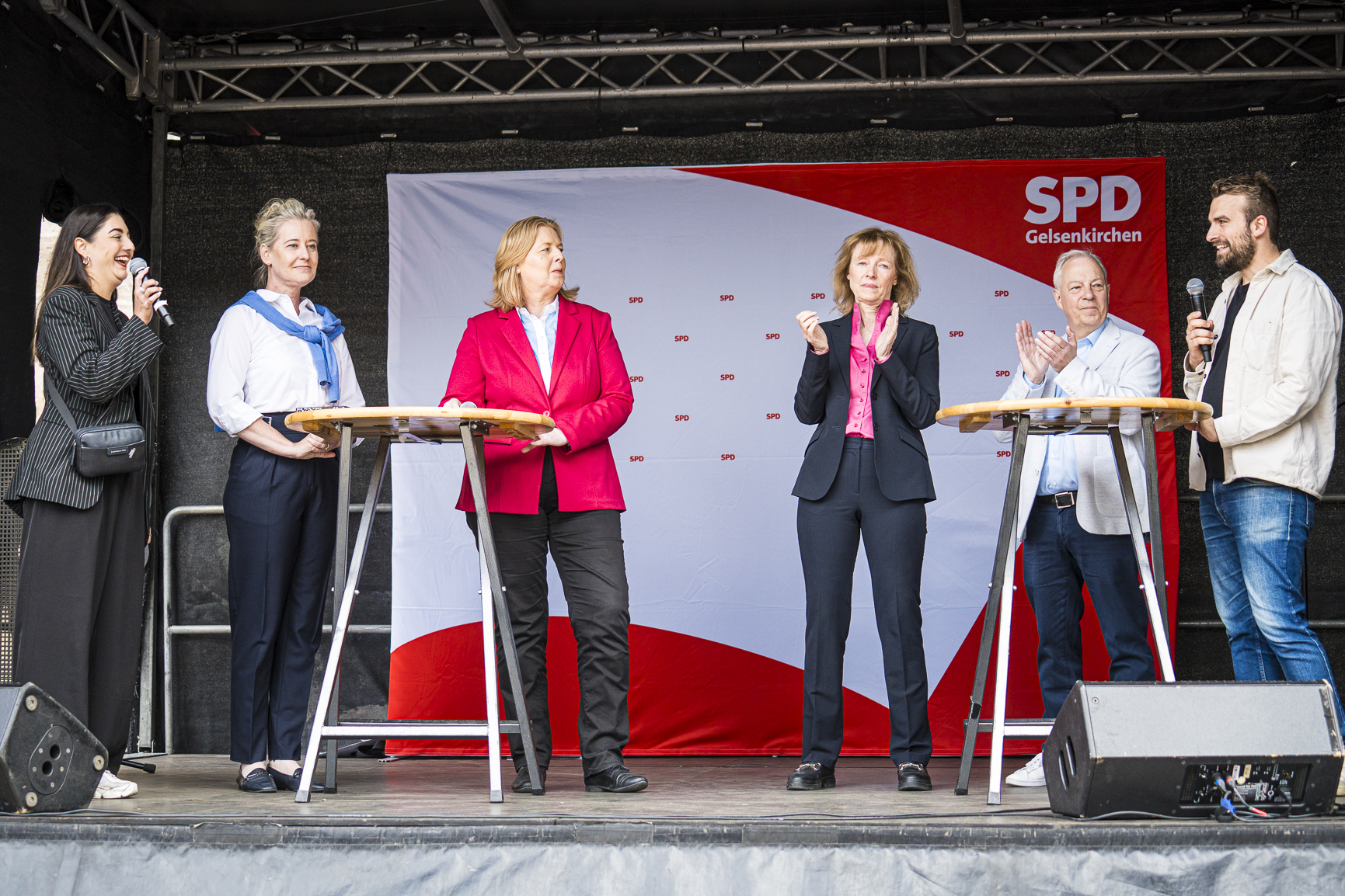 Sommerfest der SPD auf der Domplatte in Buer