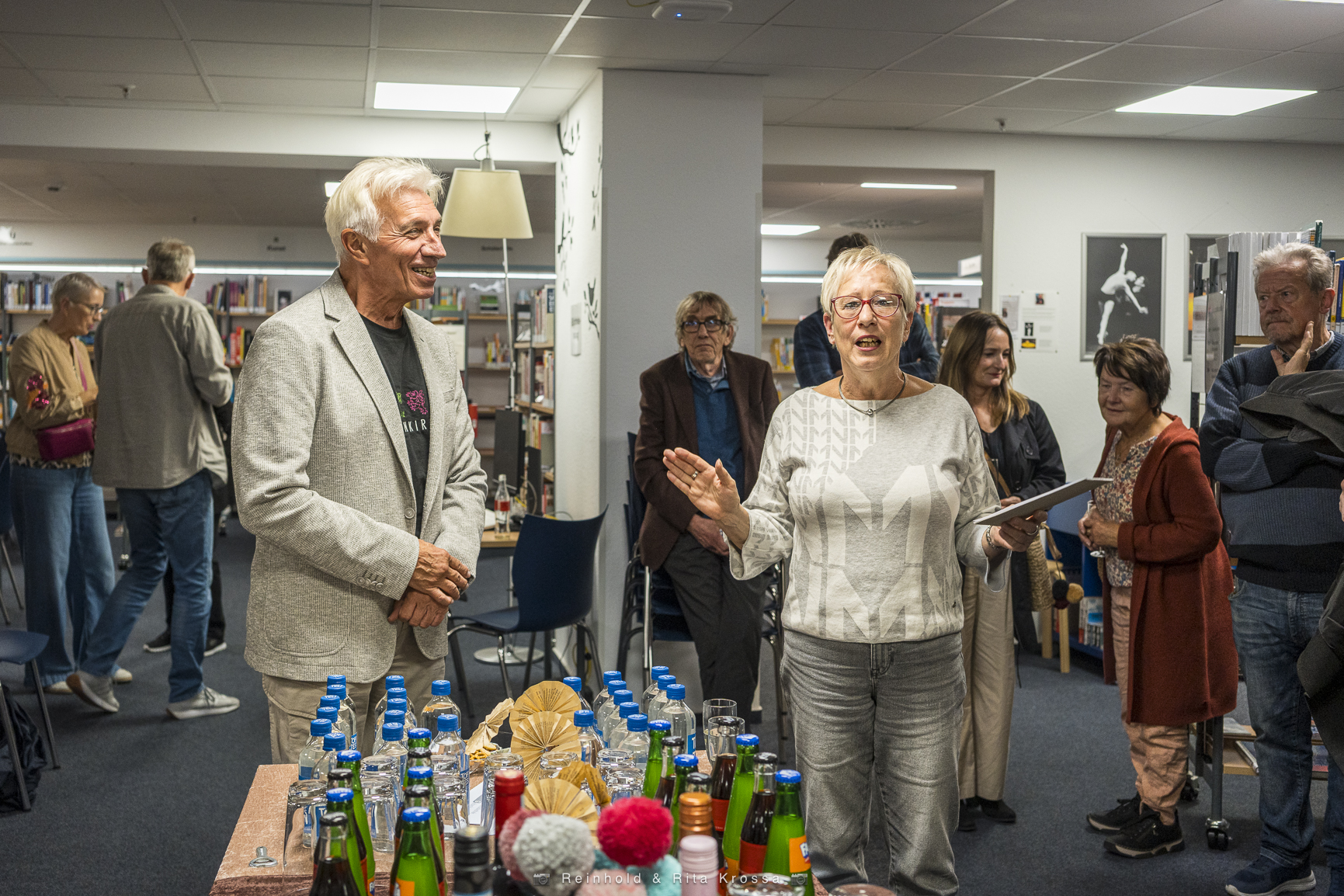 Meine Vernissage zur Ausstellung "Tanz" in der Stadtteilbibliothek Buer