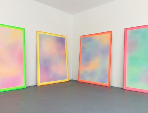 Alina Birkner Installation View "I'm a rainbow, too" 2016, Centercourt Gallery 