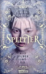 Splitter aus Silber und Eis