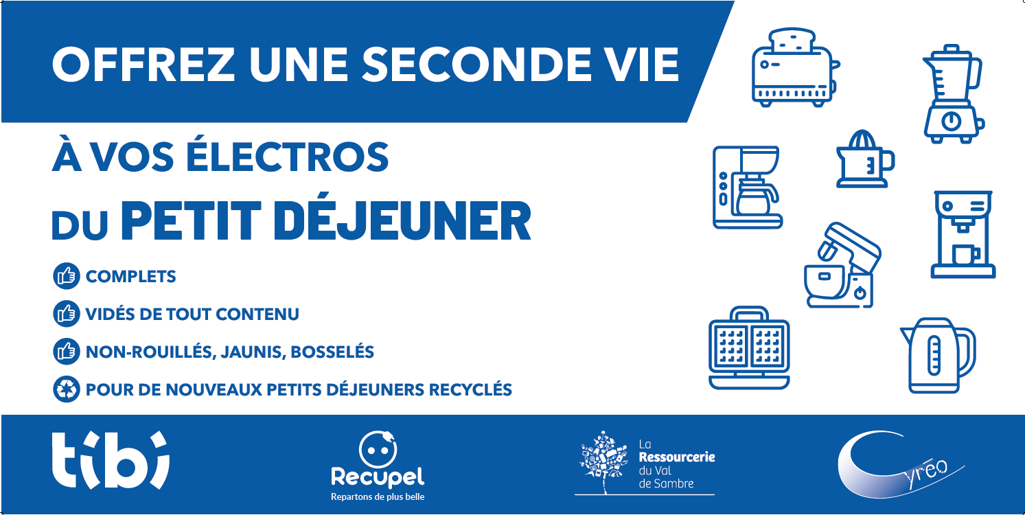 Nouvelle collecte de petits électro