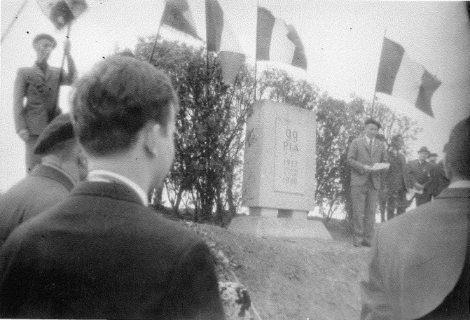 Dicours prononcé par Monsieur BARDOL, ancien du 99e R.I.A. en 1940.