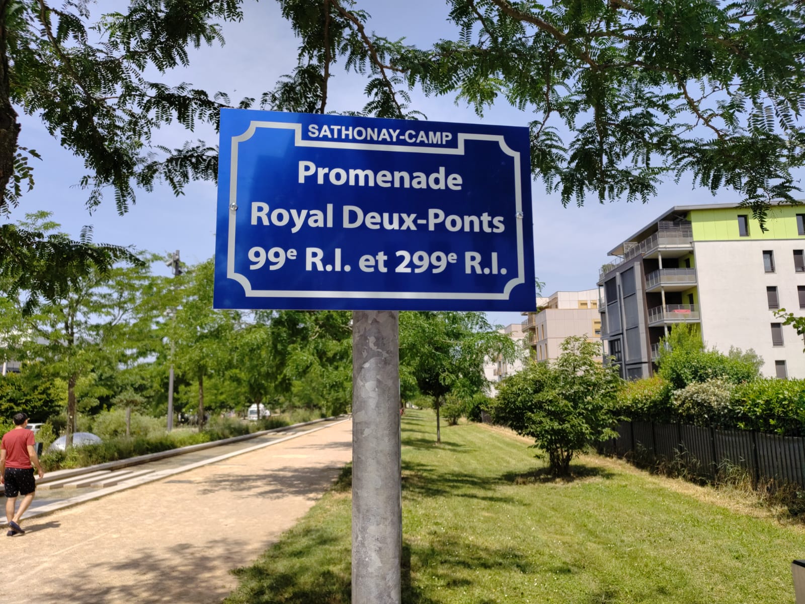 14 juin 2025 : Inauguration de la Promenade Royal Deux-Ponts, 99e et 299e R.I.