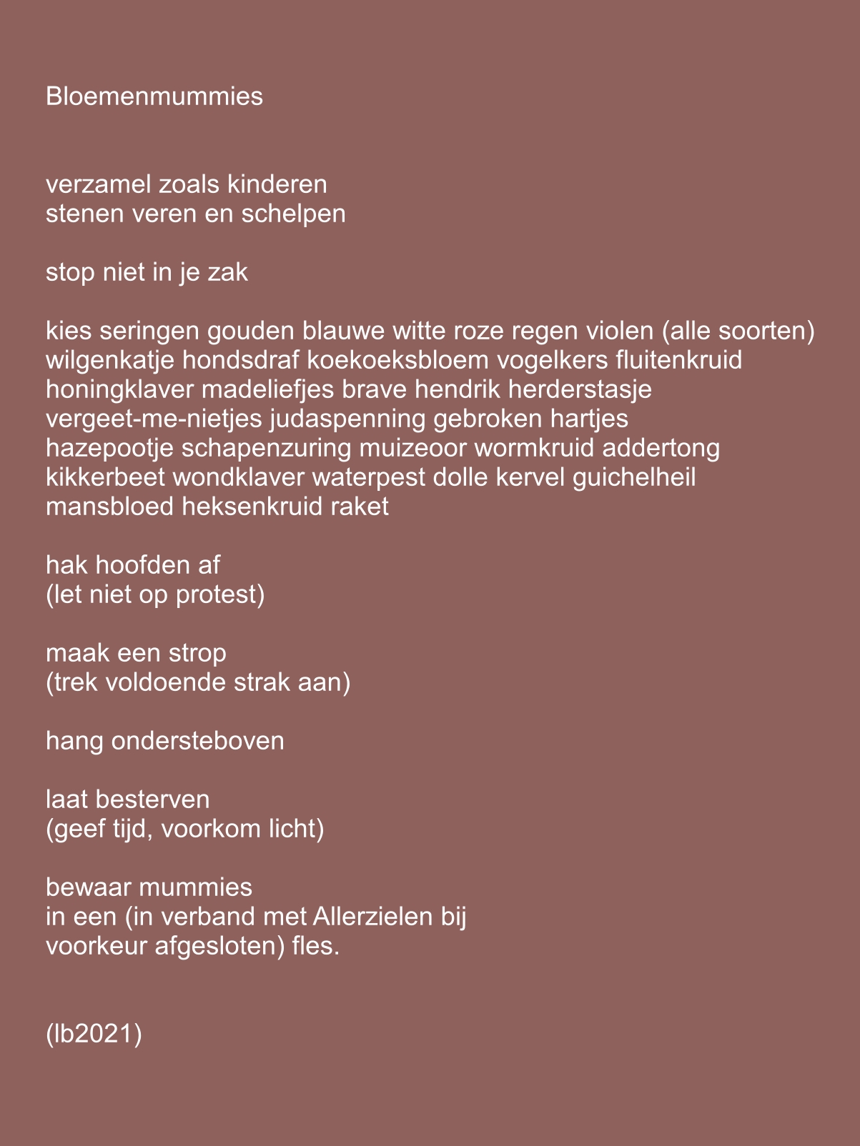 gedichten lyrics Linda de Bruijn