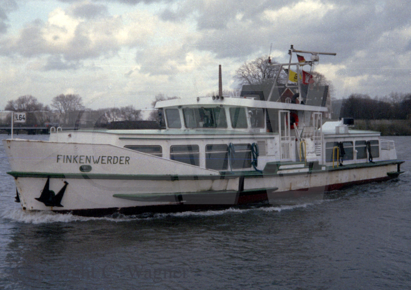 Kollision Fähre FINKENWERDER mit Schlepper ZP MONTALI