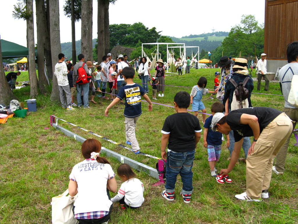 心灯・スラックラインブース