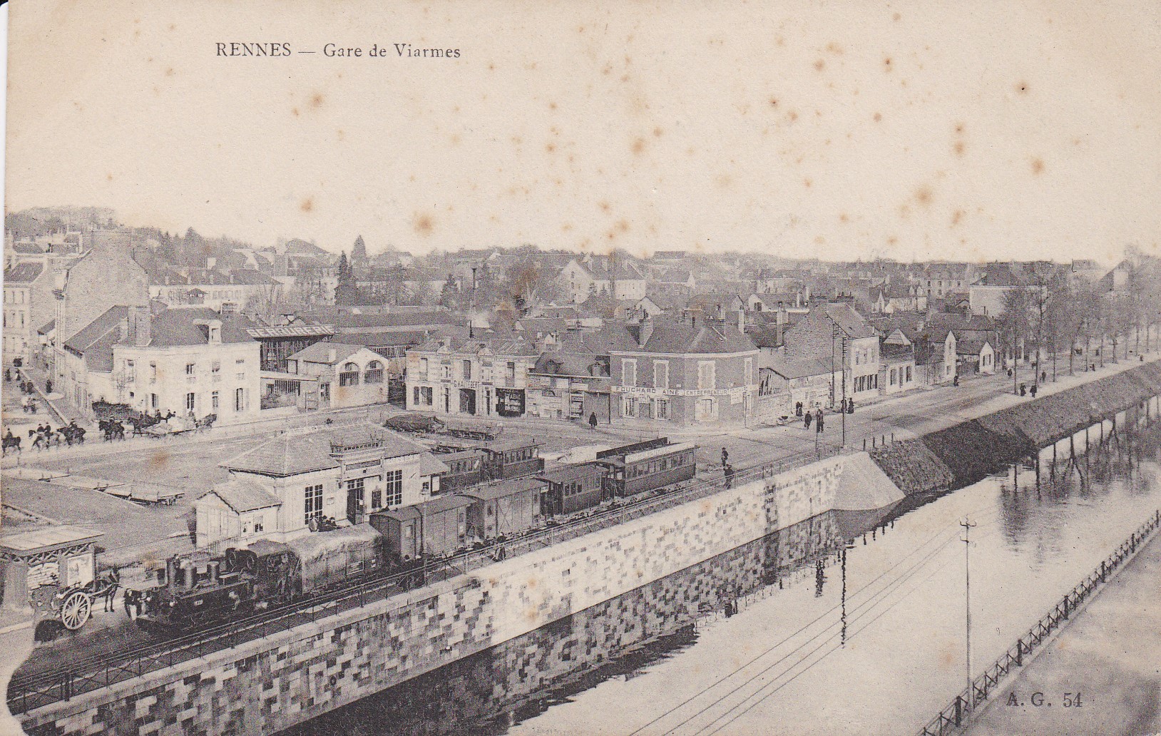 Rennes Gare de Viarmes - image numérique de Philippe MÉTAYER