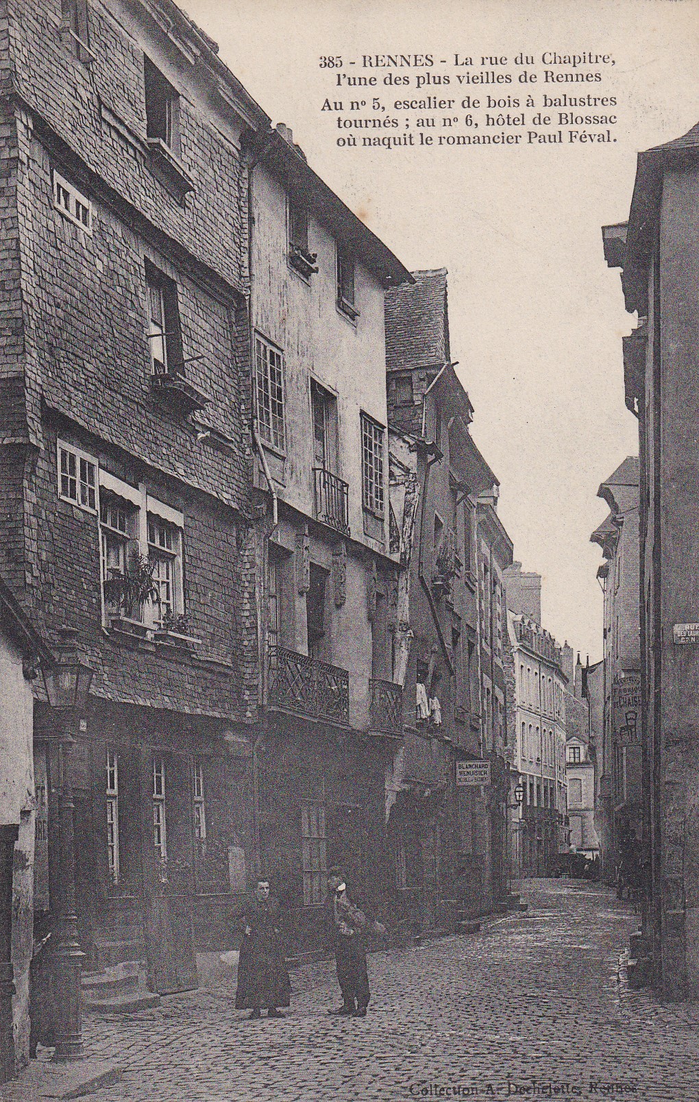Rennes Rue du Chapitre - image numérique de Philippe MÉTAYER