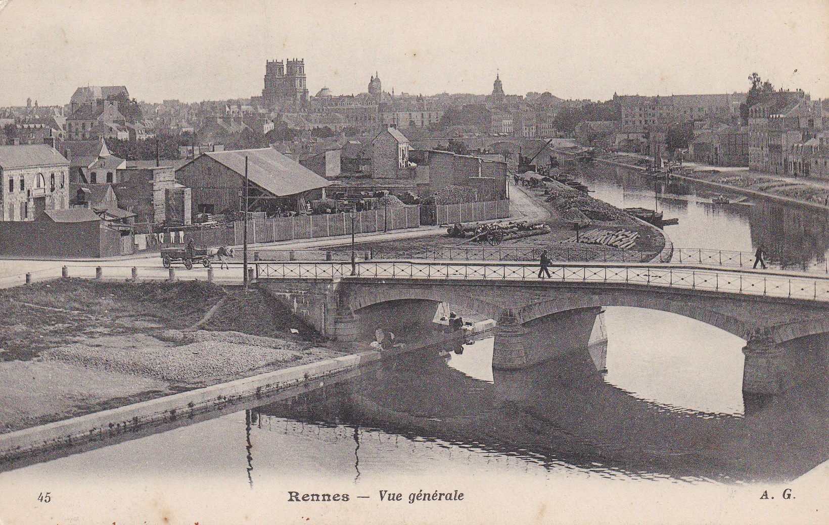 Rennes Vue générale - image numérique de Philippe MÉTAYER