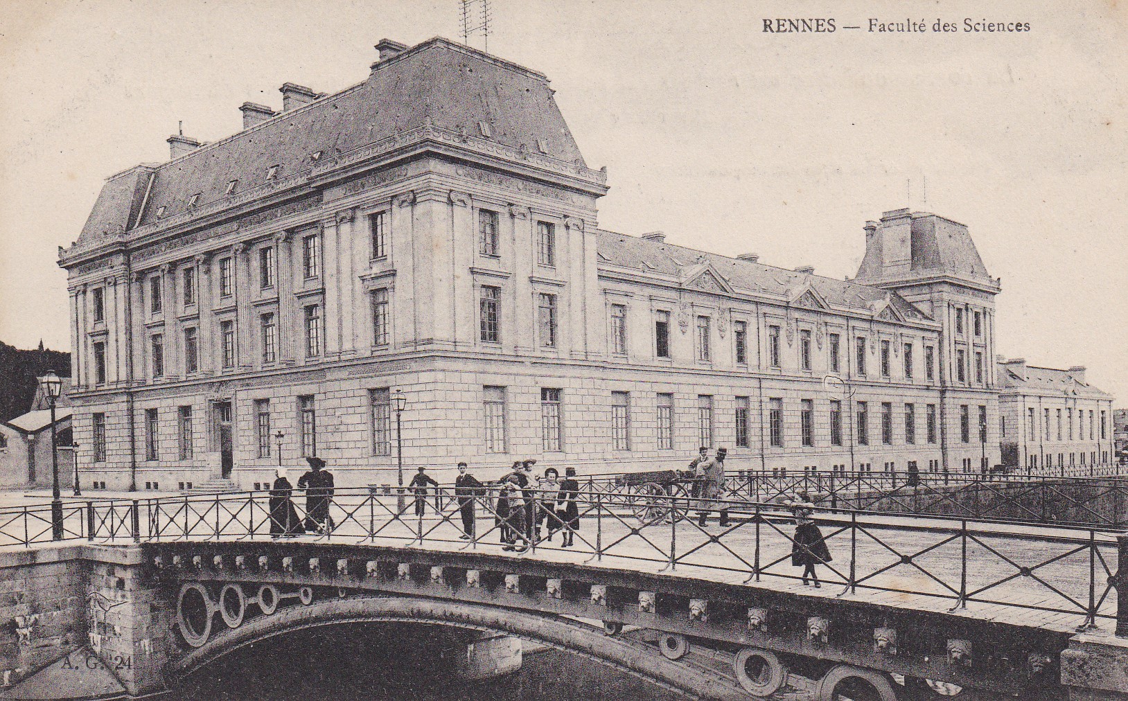 Rennes Faculté des Sciences - image numérique de Philippe MÉTAYER