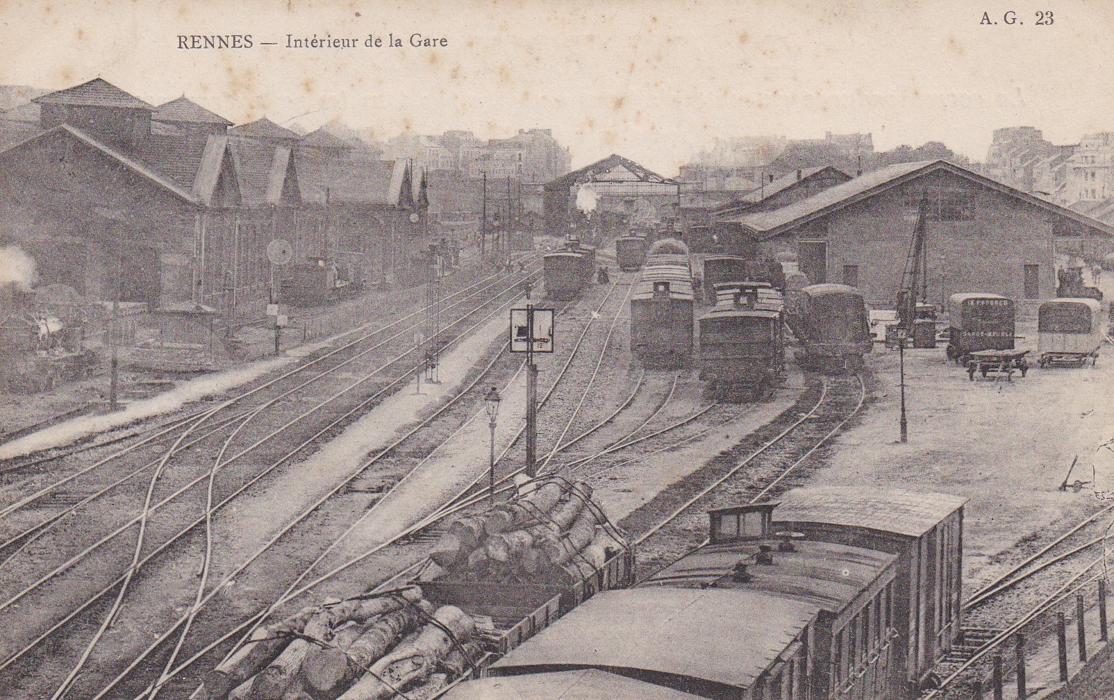 Rennes Intérieur de la Gare - image numérique de Philippe MÉTAYER